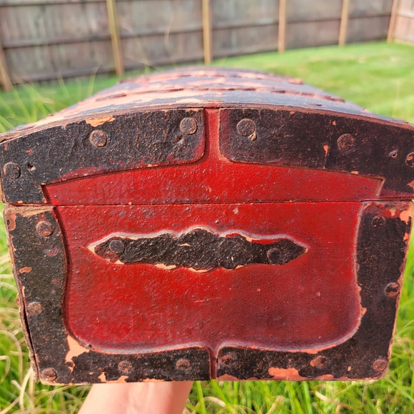 Vintage ~ Antique ~ Handmade Trunk ~ Early 20th Century ~ Rustic ~ Farmh… - Picture 5 of 14